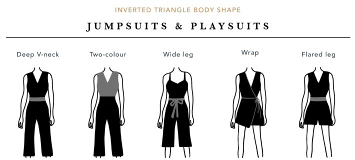 The Best Jumpsuit Styles for Inverted Triangle Shapes