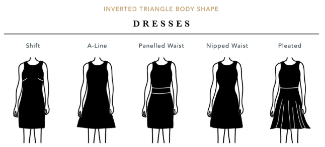 How to Choose the Best Dresses for Inverted Triangle Shape