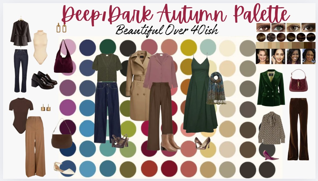 How to Style Deep/Dark Autumn Colors for Real Life 2025