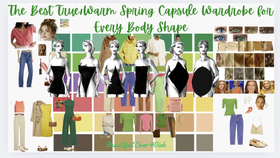 The Best True/Warm Spring Capsule Wardrobe for Every Body Shape